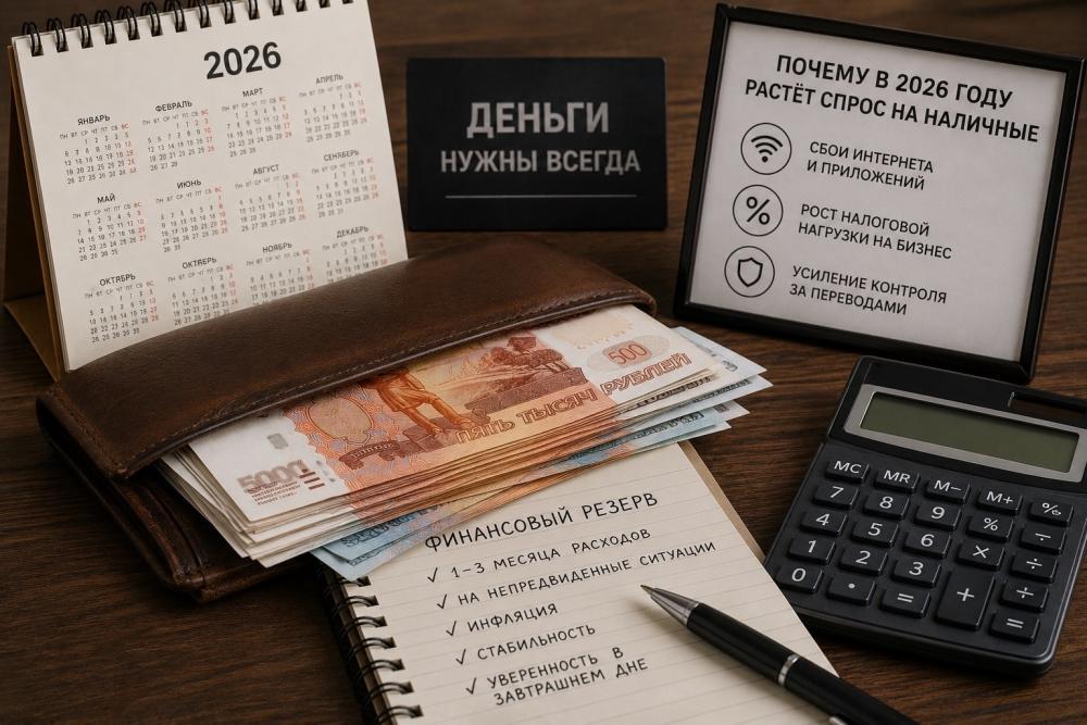 Почему в 2026 году снова растёт спрос на наличные