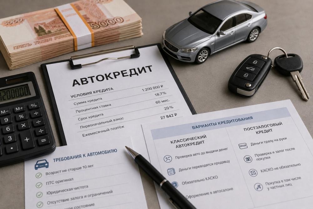 Кредит на автомобиль с пробегом в 2026 году: как банки оценивают риски и выдают деньги