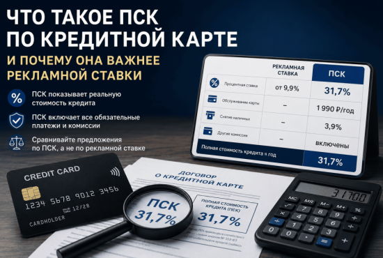 Что такое ПСК по кредитной карте и почему она важнее рекламной ставки