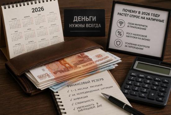 Почему в 2026 году снова растёт спрос на наличные